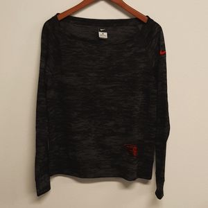 NIKE OFF SHOULDER OREGON BEAVERS TOP SIZE M